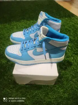 Sepatu nike dunk high blue chill