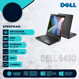 Laptop Dell Latitude 5490 i5 Gen8 Ram 8Gb Ssd 256Gb Murah Mulus R-WKJ3