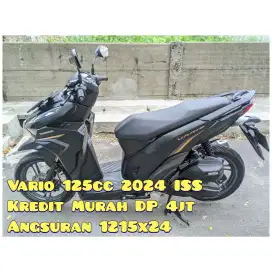 Vario 125cc 2024 Hitam Doff km4Rb