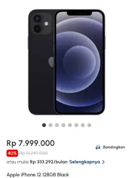 PROMO IPHONE BUNGA 0% DAN BEBAS 2X ANGSURAN