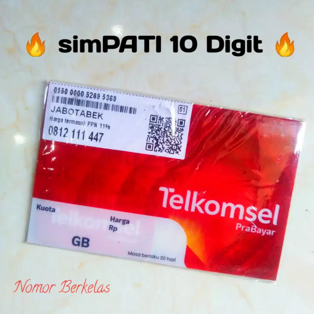 Nomor Cantik Telkomsel 10 Digit simpati