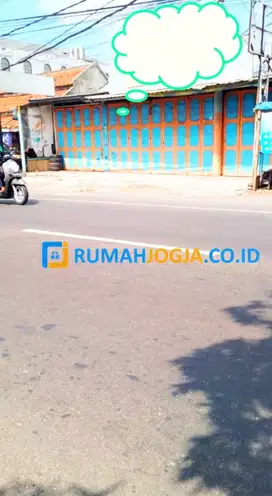 tanah istimewa pinggir jalan raya jogja solo dekat quality hotel