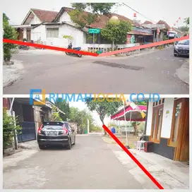 tanah dan bangunan rumah di belakang SMA 2 bener tegalrejo kodya