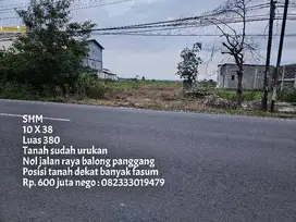 Tanah pinggir jalan raya cocok buat buka usaha