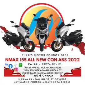 NMAX 155 ALL NEW CON ABS 2022 PLAT BEKASI KOTA DP 1.000