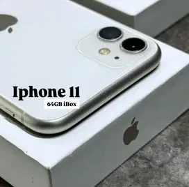 Iphone 11 white 65GB fullset iBox BH84%