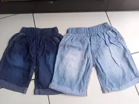 JOBEL HOTPANTS JEANS UKURAN M, L, XL, XXL MURAH MASIH BARU CELANA ANAK