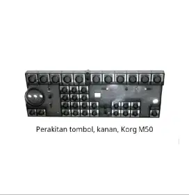 Tombol Kanan 1 set blok ORI copotan Korg M50 mulus tanpa patah/pecah