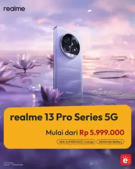 Assalamu'alaikum.REALME 13 Kredit TANPA dp . Cicilan 0%.cukup ktp saja