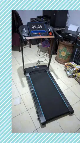 Treadmill elektrik Legacy Blue Elford alat olahraga PXT-193