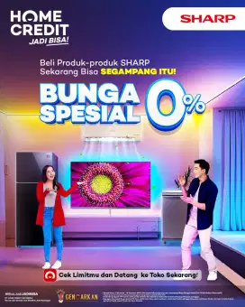 Kredit TV bunga 1,77%