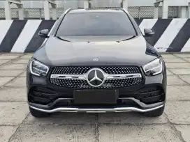 Km 7 ribu mercy glc200 amg line 2020 hitam night edition