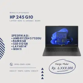 Hp 245 G10 Ryzen5/8GB/SSD512GB/14/WIN11 Kredit Cepat Bandung