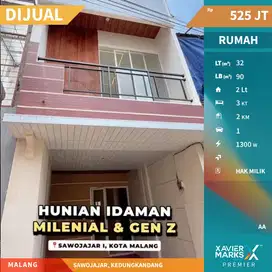 Dijual Rumah Bagus Tengah Kota di Sawojajar Malang