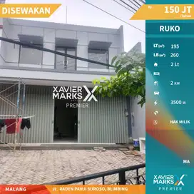 Disewakan Ruko Super Murah di Jalan Panji Suroso Blimbing Malang