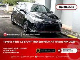 [ KM LOW 17RB ] Toyota Yaris 1.5 S CVT TRD Sportivo AT Hitam 2021/2022