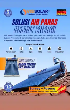 Pemanas air tenaga surya(Visi Solar)