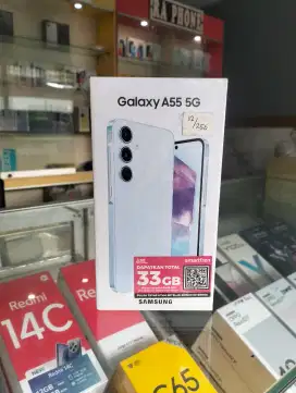 Samsung A55 5G 12/256gb baru (bisa tt)