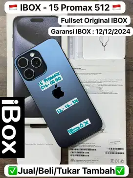 Iphone 15 promax 512gb second ibox