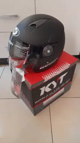 Jual Helm KYT 2 Vision Hitam Doff Baru Fullset