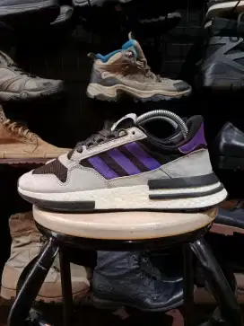 SEPATU ADI ZX 500 RM BLACK PURPLE