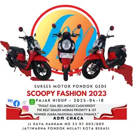 DP 700K SUDAH DAPAT SCOOPY FASHION 2023 PLAT BEKASI KABUPATEN