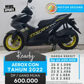 AEROX CONNECTED 2022 Dp 600k Order pake kredivo bunga lebih ringan