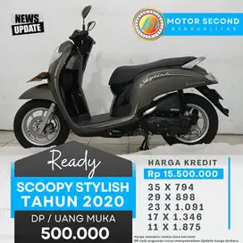 SCOOPY TH 2020 Dp 500k terima tuker tambah juga loh guys