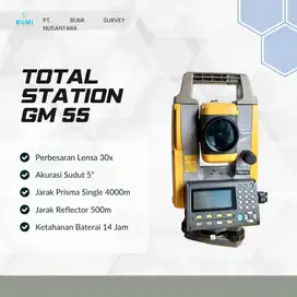 SEWA ALAT SURVEY PEMETAAN TOTAL STATION GM 55