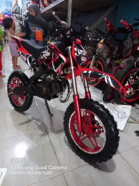 Ready ya motor trail bensin anak 2tak 49cc