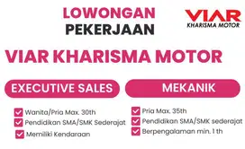 LOWONGAN EXECUTIVE SALES DAN MEKANIK