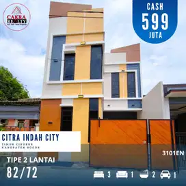 Rumah 2 lantai siap huni di citra indah city