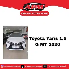 TOYOTA YARIS 1.5 G MT 2020 ISTIMEWA KM LOW SIAP PAKAI