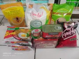 Paket Sembako Lengkap Munggahan Plus box kontainer