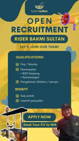 RIDER BAKMI SULTAN