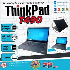 Laptop Murah Lenovo Thinkpad T490 Core i7 GEN8 RAM 8/256GB M-AK