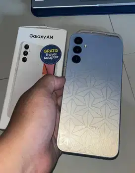 Samsung a14 4/128 silver ex resmi