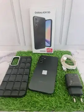 Samsung A34 5G 8/128 fullset Bonus Adaptor mahal