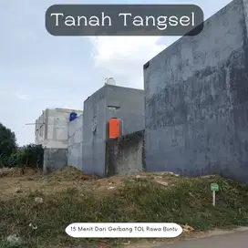 Jual Tanah Murah Dekat Stasiun Serpong, Terima SHM