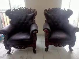 Borongan kursi kayu sofa dll