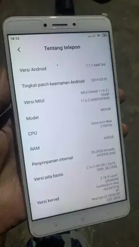 Dijual Xiaomi Mi Max 2 4/64gb