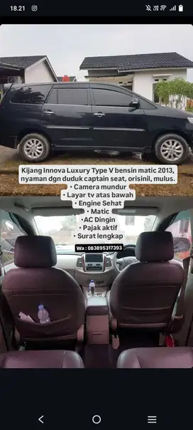 Toyota Kijang Innova 2013 Bensin