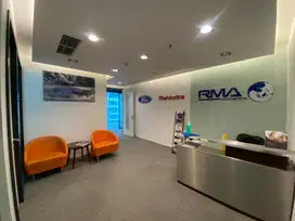 Sewa Kantor Kondisi Semi Furnish 256 m2 di Pondok Indah Office Tower