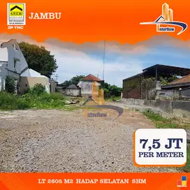 DIJUAL TANAH LUAS BAGUS DAERAH JAMBU SEMARANG SELATAN