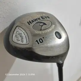 STICK GOLF DRIVER 1 CALLAWAY BIG BERTHA HAWK EYE VFT TITANIUM LOFT 10