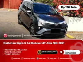 [LOW KM] Daihatsu Sigra R 1.2 Deluxe Manual MT Abu NIK 2021/2022