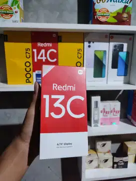 Redmi 13c ram 6/128gb new garansi resmi