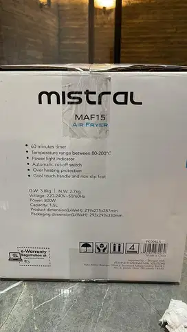 Air fryer mistral