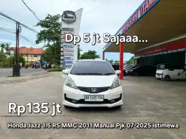 Dp5jt Jazz RS MMC 2011 MT Pjk07-2025 istimewa