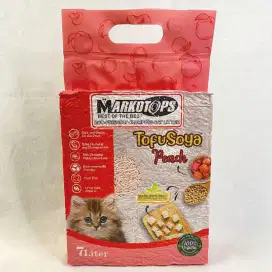 Pasir kucing tofu merk markotop